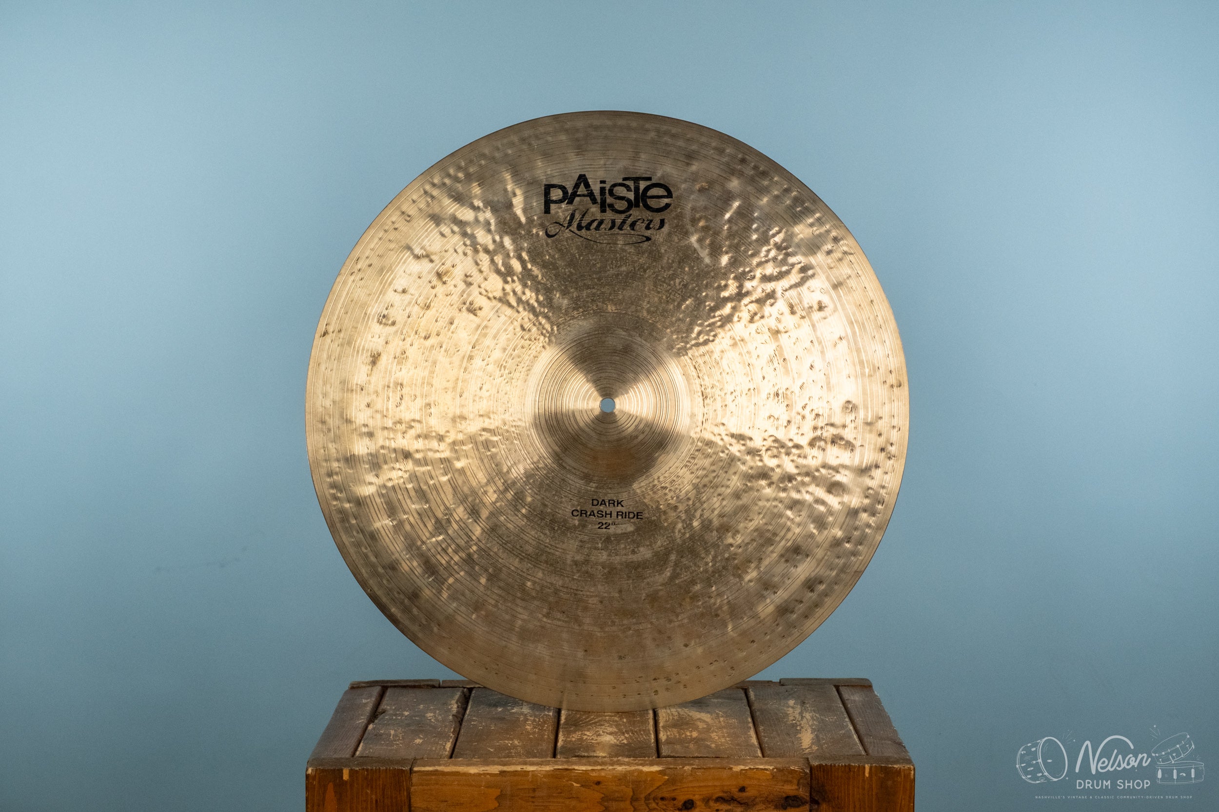 Used Paiste Masters Dark Crash Ride - 22