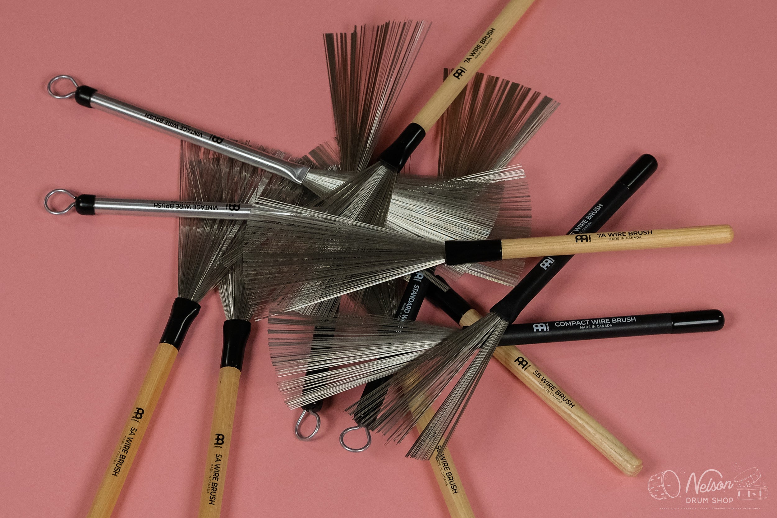 Meinl Stick & Brush Wire Brushes – Nelson Drum Shop
