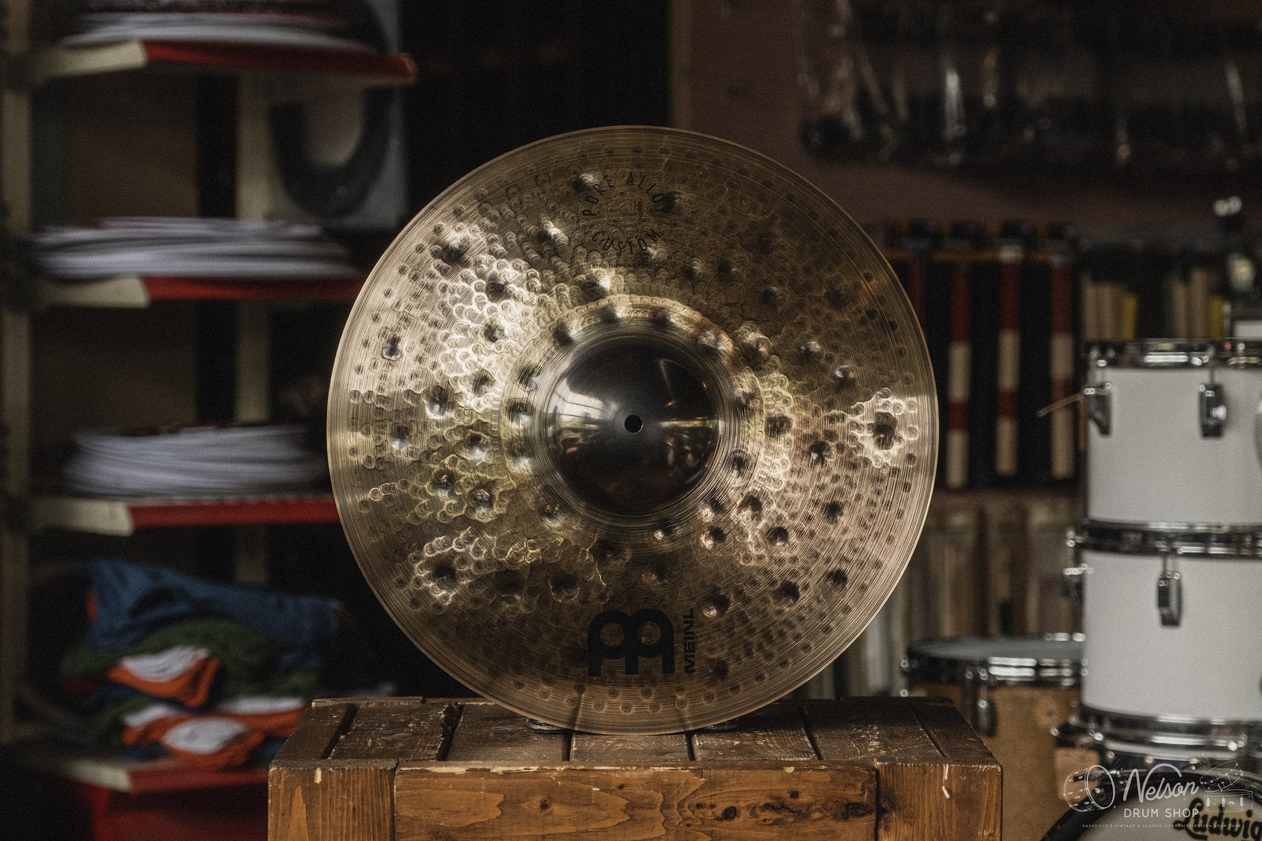 Meinl Pure Alloy Custom Extra Thin Hammered Crash - 18