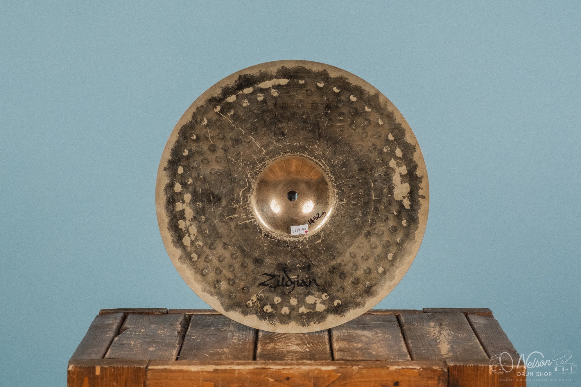 Used Zildjian Z Dyno Beat Hi-hat - 13"