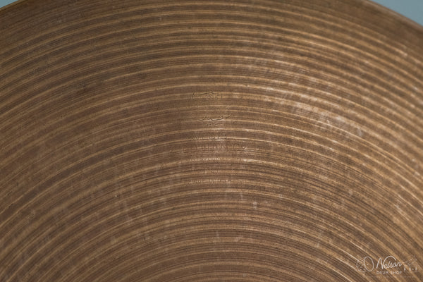 1970s Zildjian Hollow Logo New Beat Hi Hats - 13"
