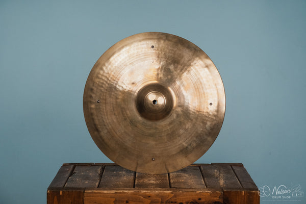 1940s A Zildjian US Stamp Cymbal - 15"
