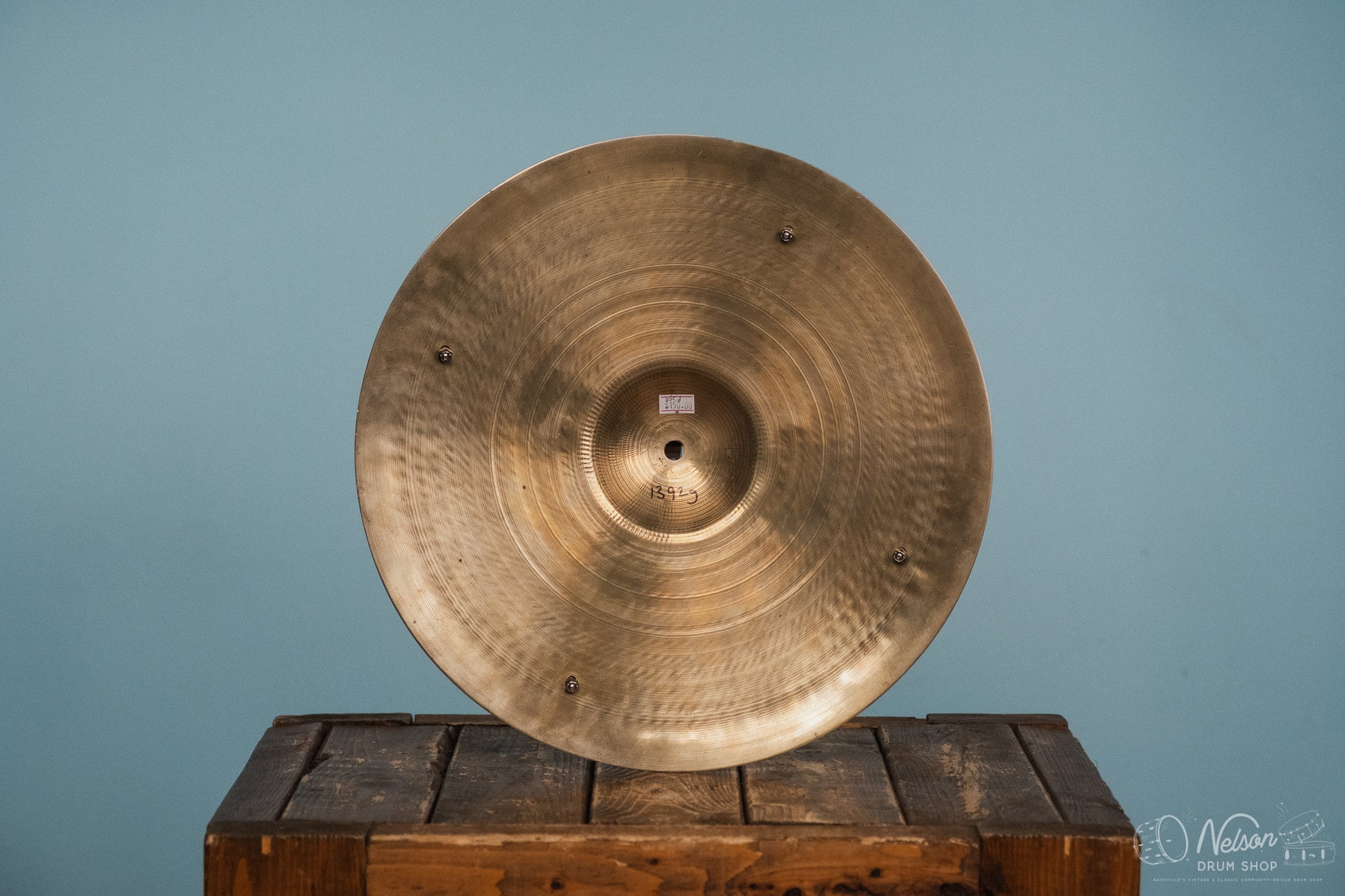 1940s A Zildjian US Stamp Cymbal - 15"