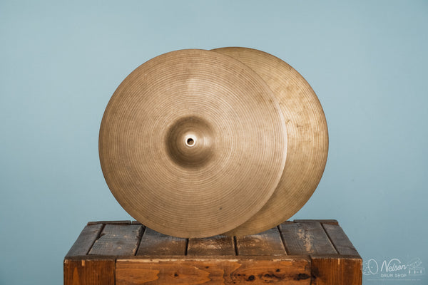 1960s A Zildjian Hi-Hats - 14"