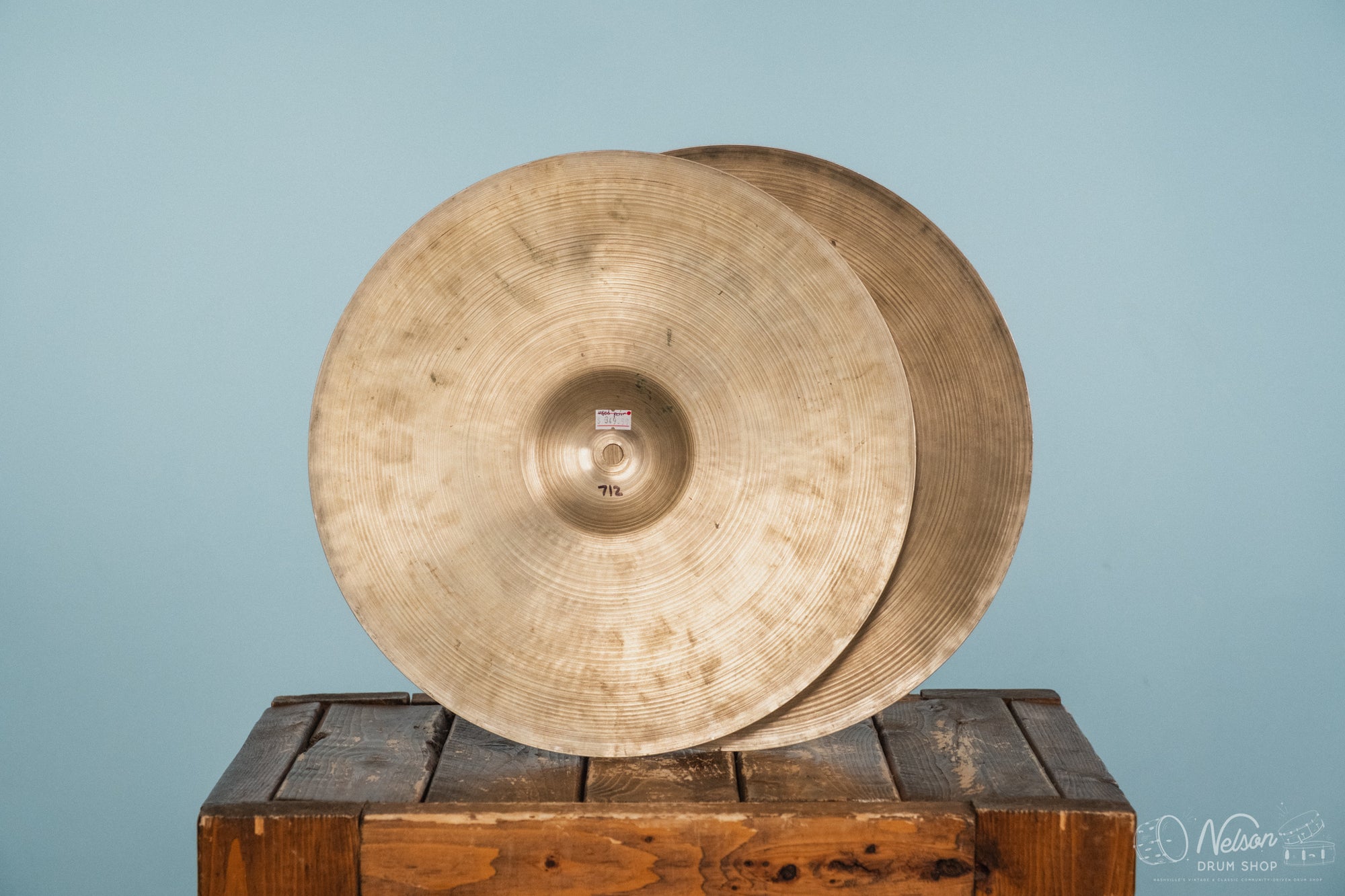 1960s A Zildjian Hi-Hats - 14"