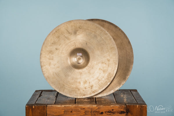 1960s A Zildjian Hi-Hats - 14"