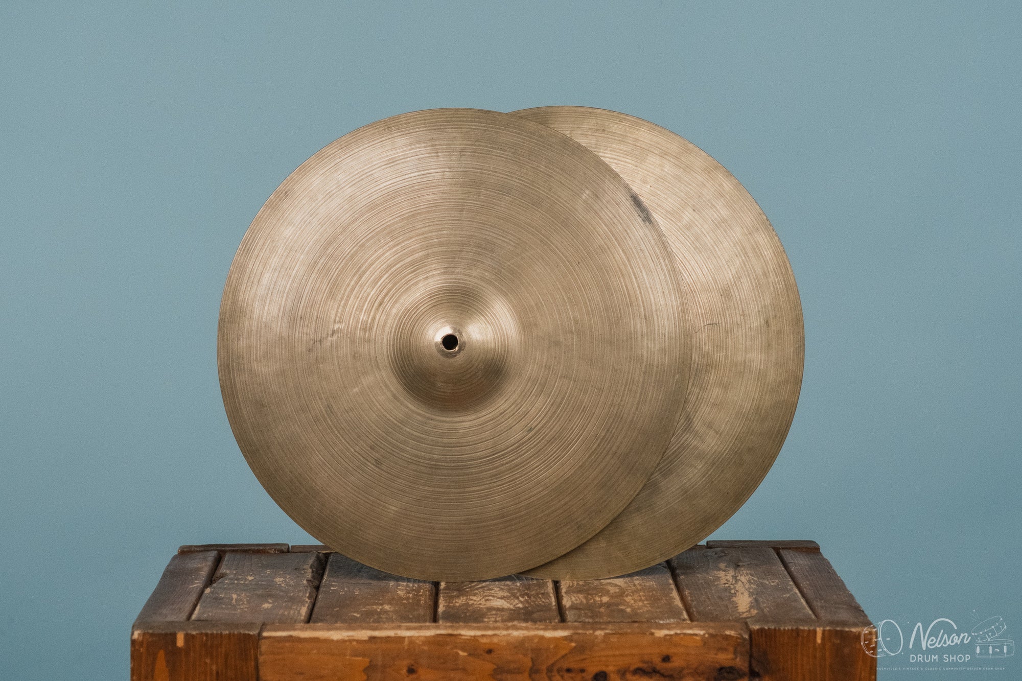 1960/70s K Zildjian Istanbul New Stamp Hi Hats - 14"
