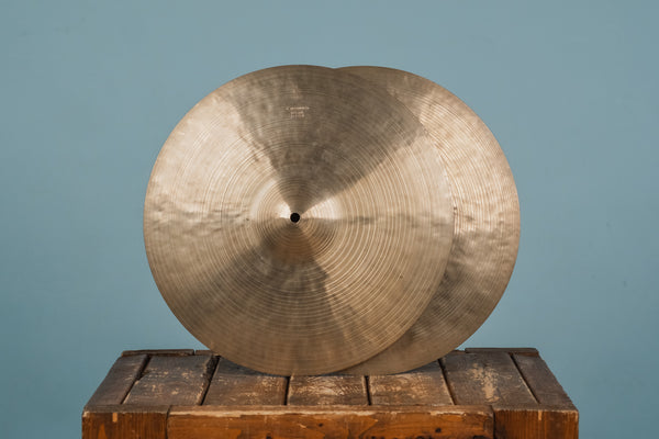 1959-1977 Zildjian K Istanbul Intermediate/New Stamp Hi-hats - 14"