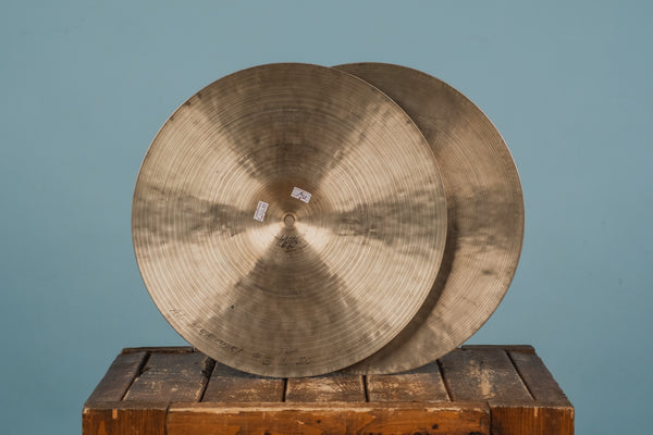 1959-1977 Zildjian K Istanbul Intermediate/New Stamp Hi-hats - 14"