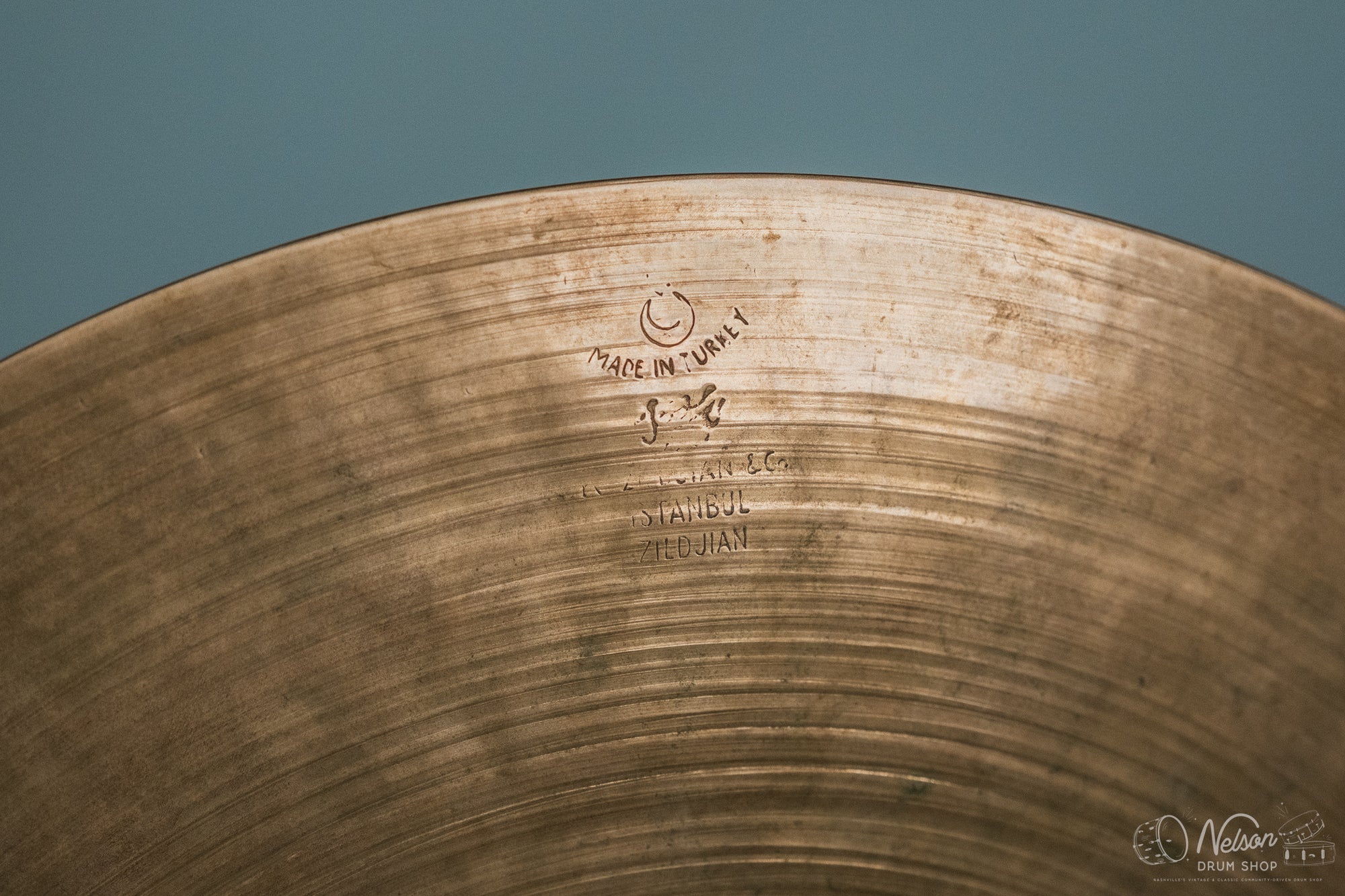 1950s K Zildjian Istanbul Old Stamp IV Hi Hats - 14"