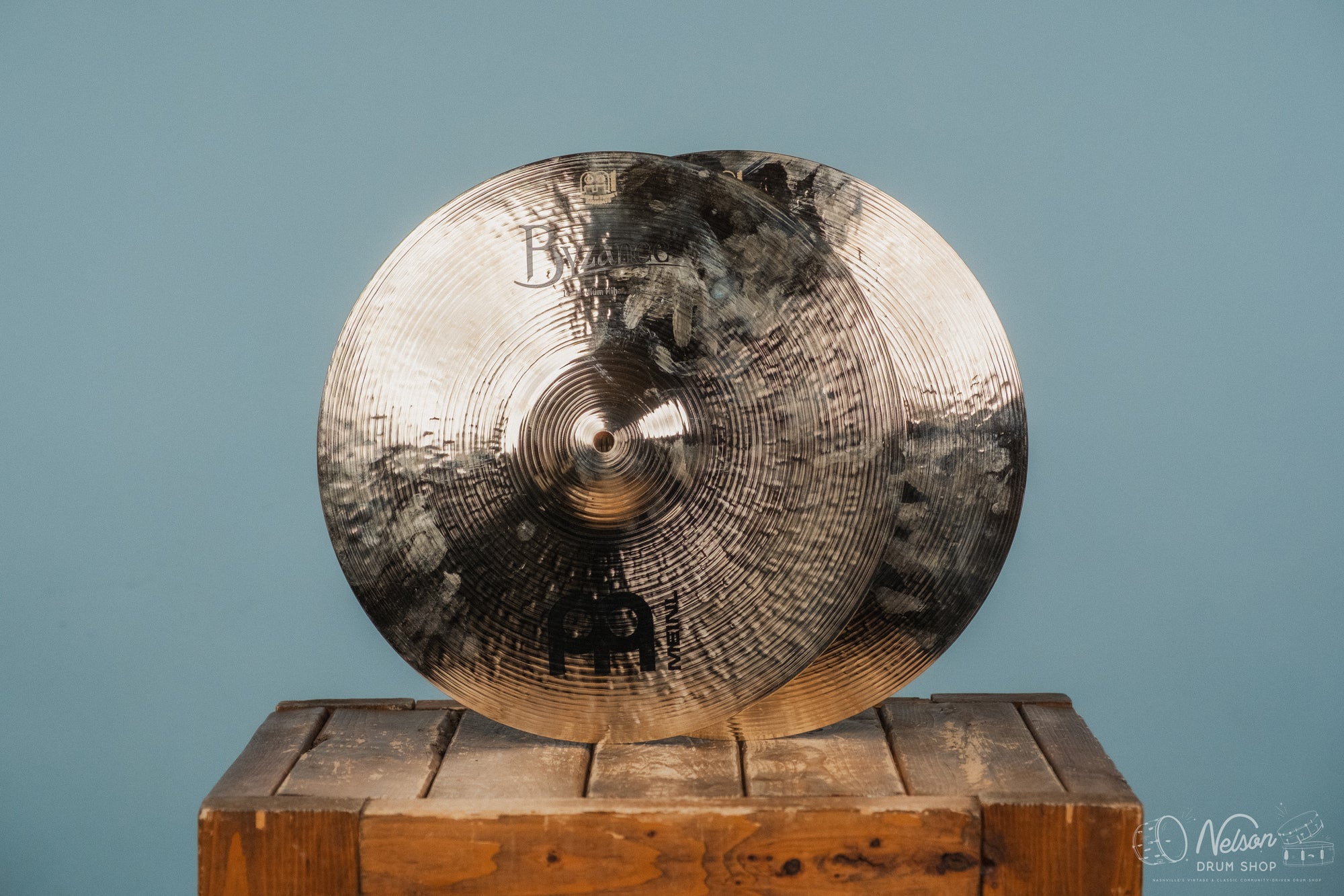 Used Meinl Byzance Medium Brilliant Hi Hats - 14"