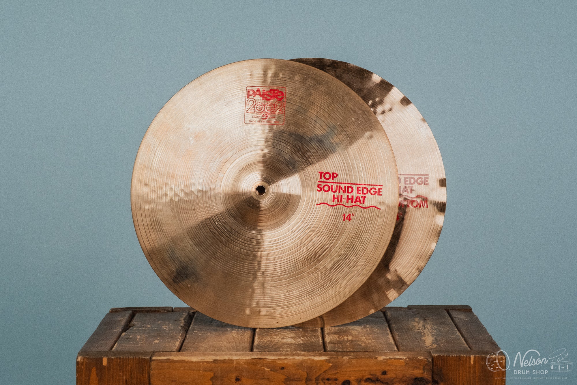 Used Paiste 2002 Sound Edge Hi Hats - 14"