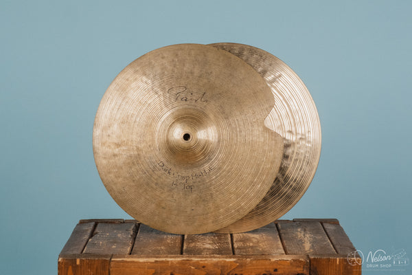 Used Paiste Signature Dark Crisp Hihats (repaired) - 14"
