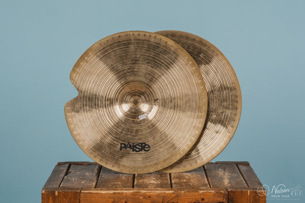 Used Paiste Signature Dark Crisp Hihats (repaired) - 14"