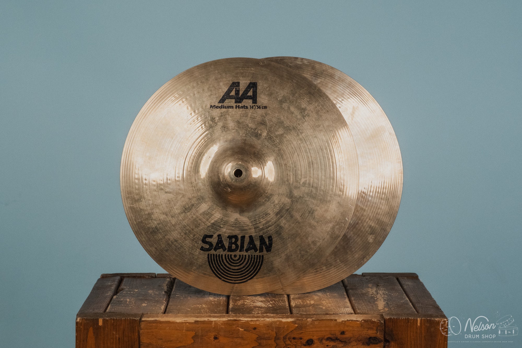 Used Sabian AA Medium Hats - 14"