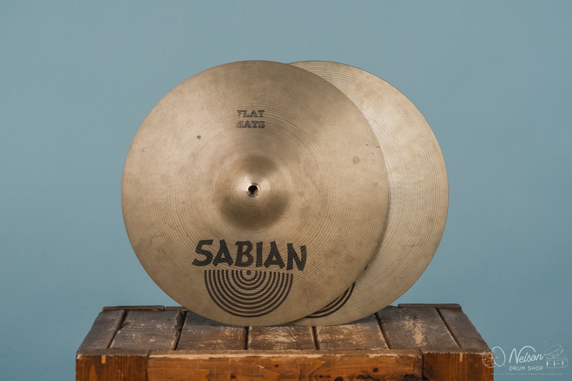 Used Sabian AA Flat Hats - 14"