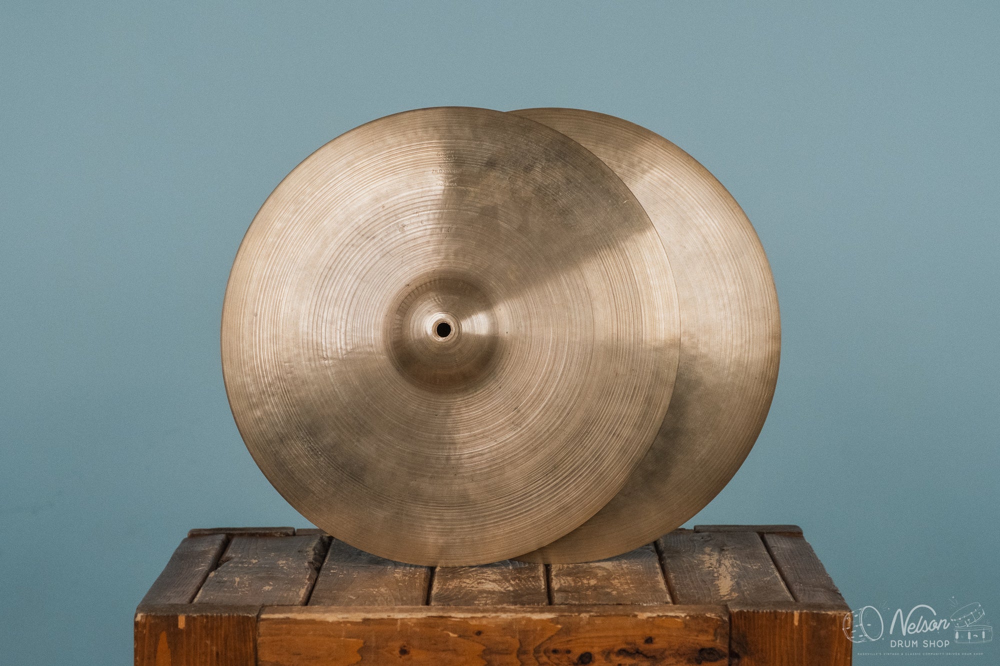 1950s A Zildjian Hi Hats - 14"