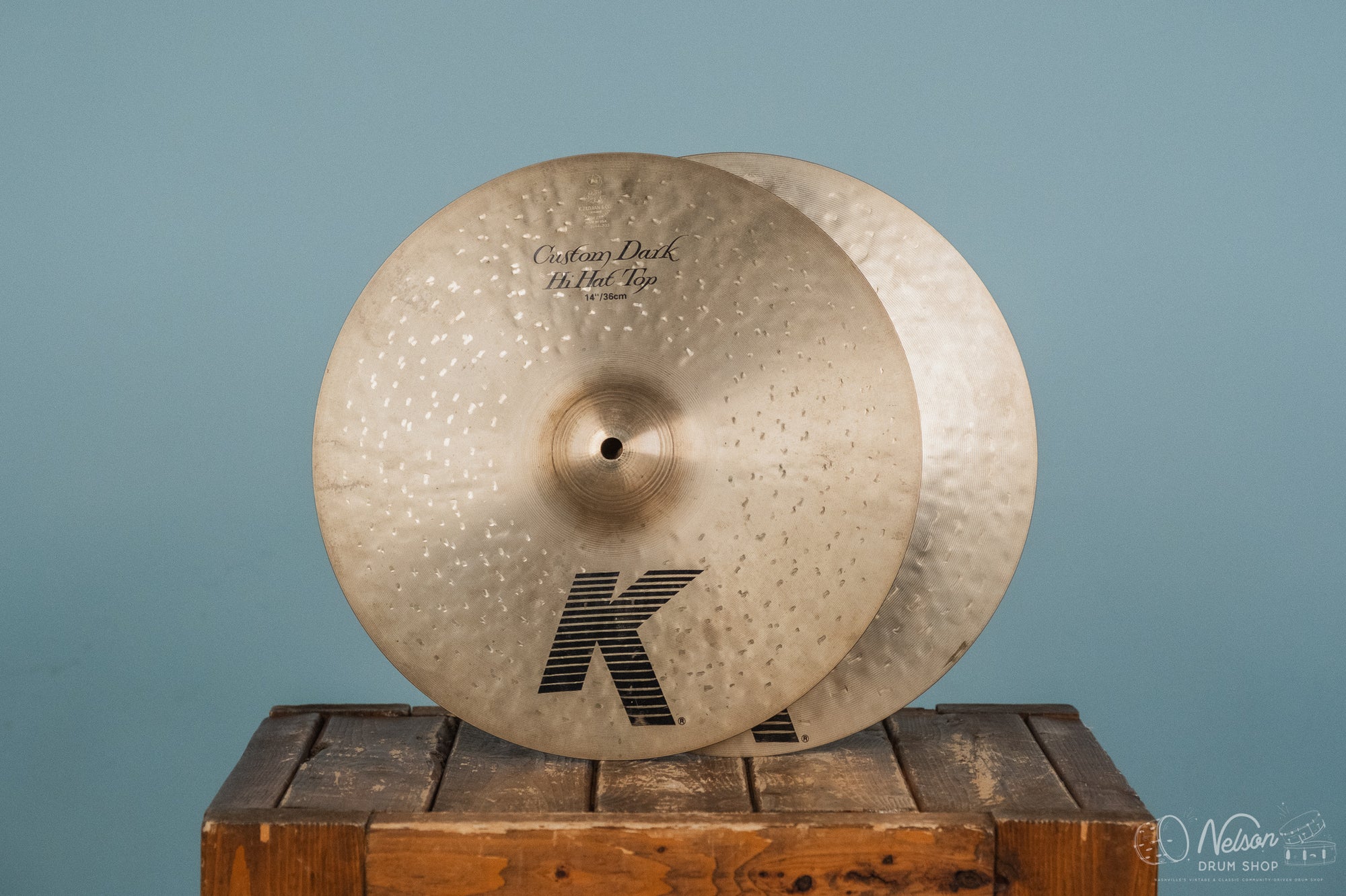 Used Zildjian K Custom Dark Hi Hats - 14"