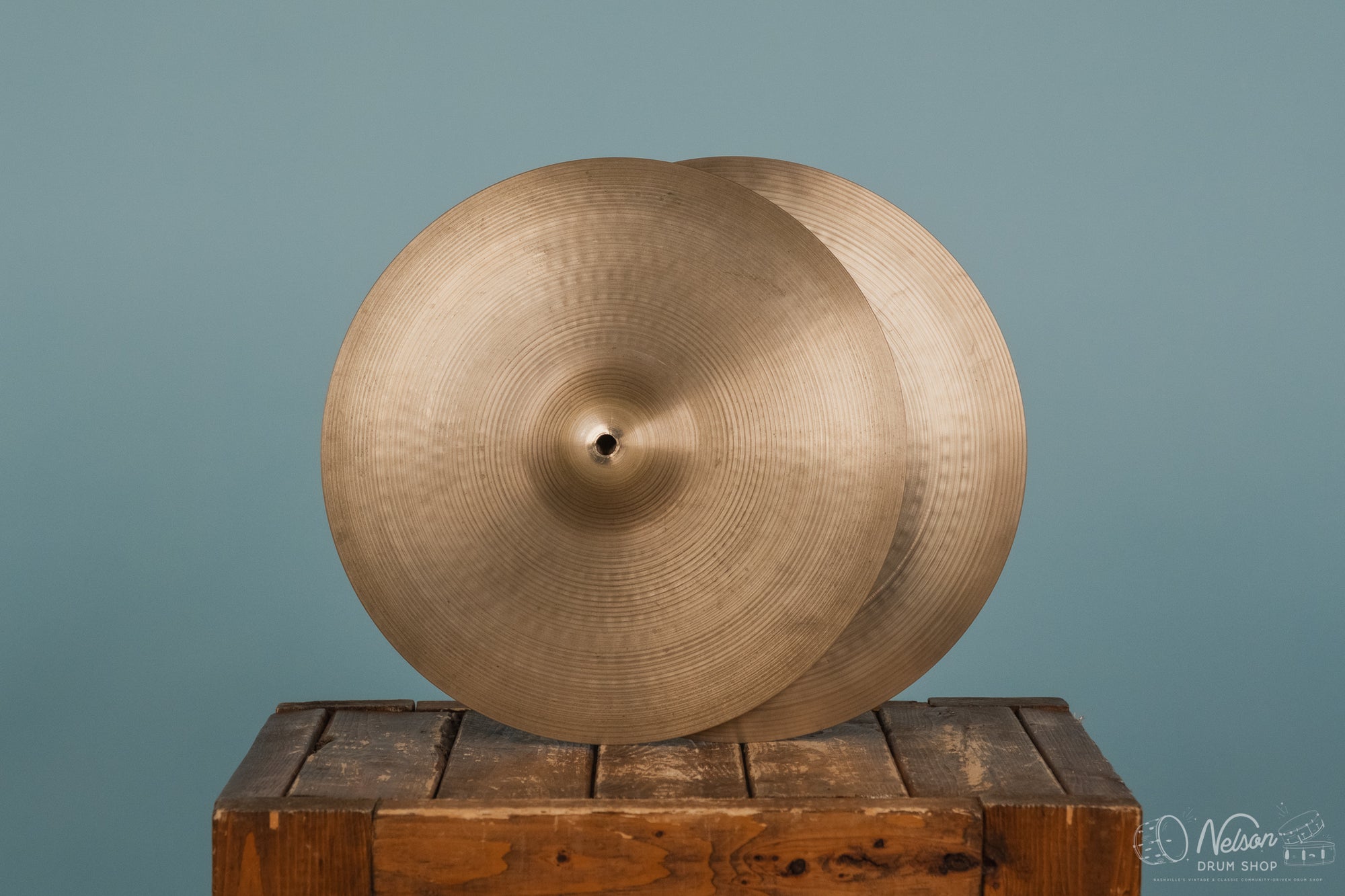 Used 1970s Zildjian 'New Beat' Hi-Hats - 14"