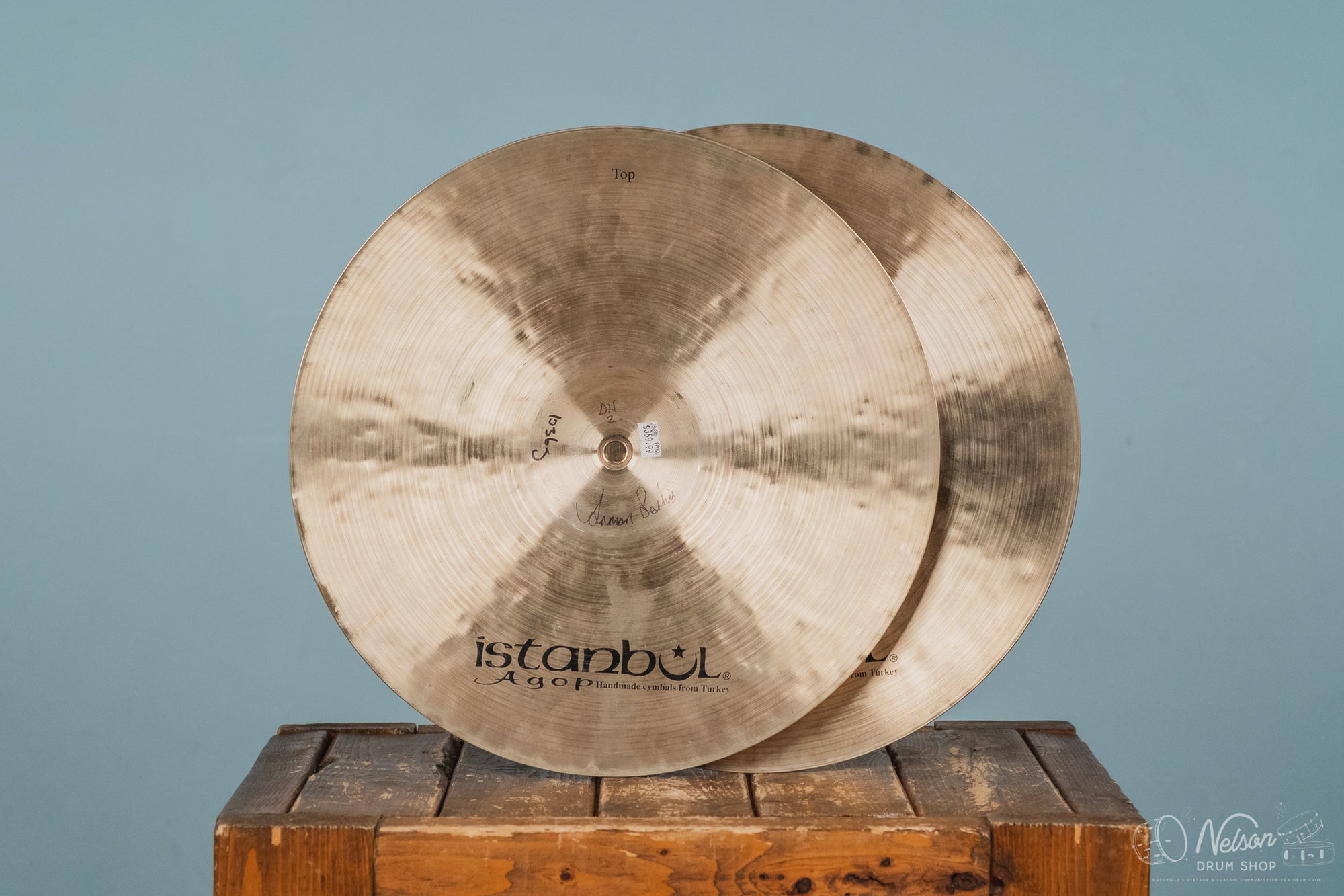 Used Istanbul Agop Traditional Dark Hi Hats - 15"