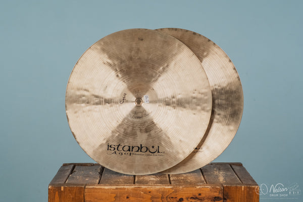 Used Istanbul Agop Traditional Dark Hi Hats - 15"