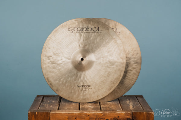 Used Istanbul Agop Traditional Light Hi-Hats - 15"
