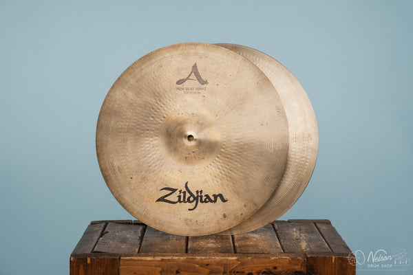 Used A Zildjian New Beat Hi-Hats -15"