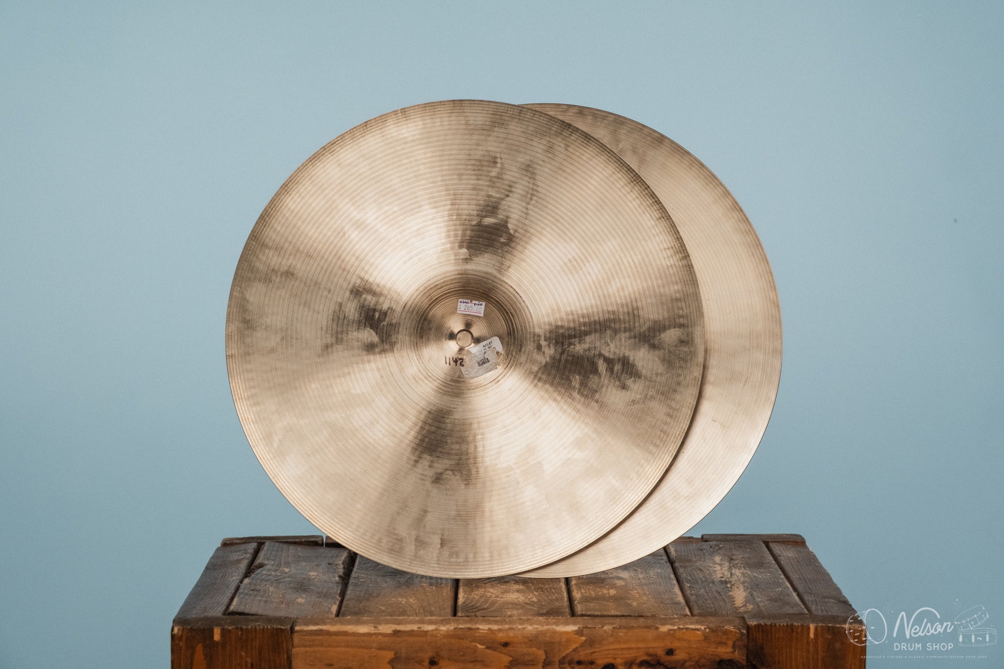 Used A Zildjian New Beat Hi-Hats -15"