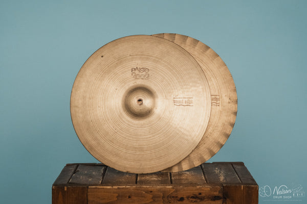 1973 Paiste 2002 Sound Edge Hi-Hats - 15"