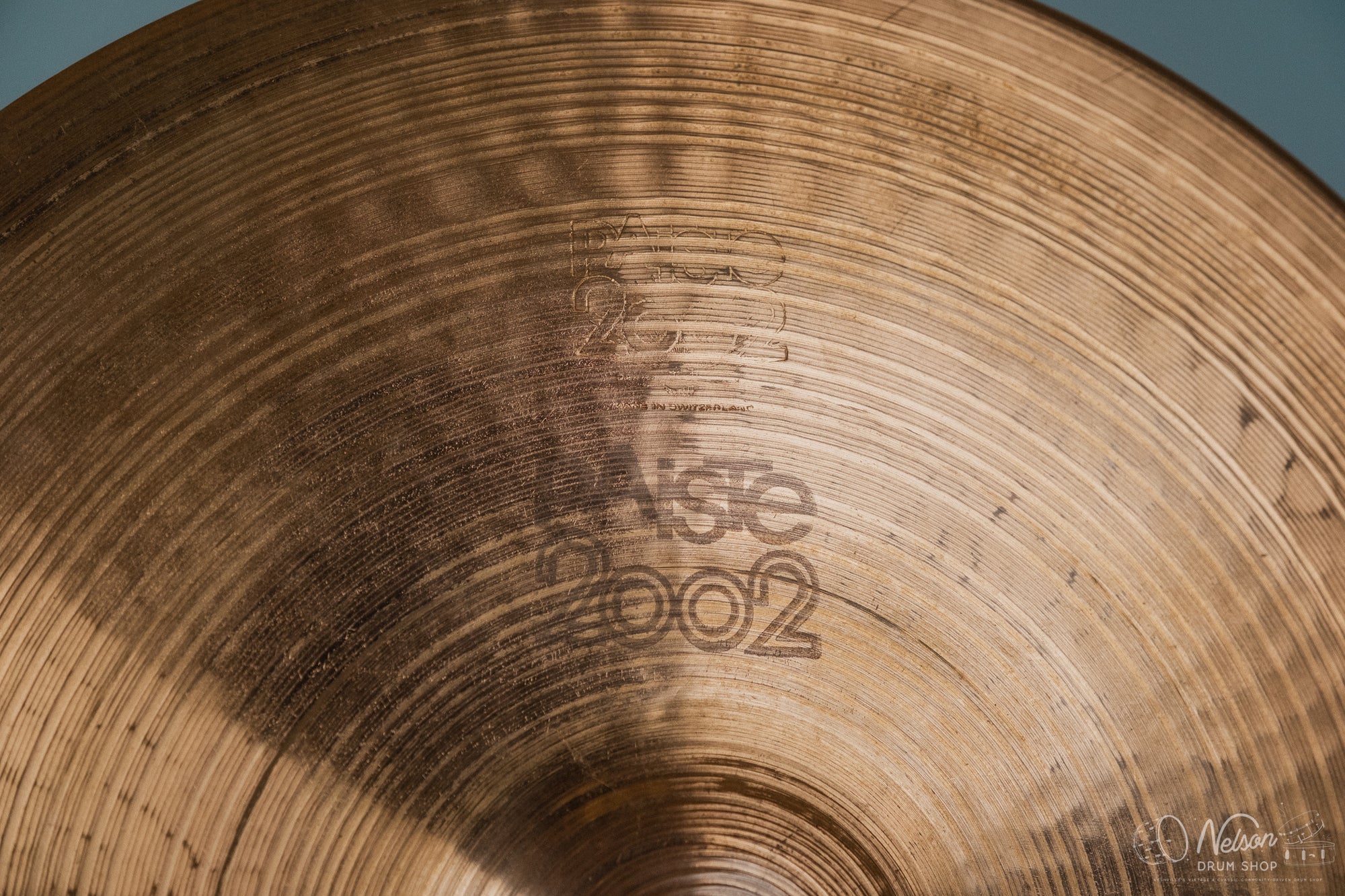 1970s Paiste 2002 Black Label Sound Edge Hi Hats - 15"