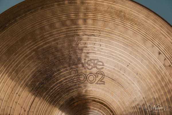 1970s Paiste 2002 Black Label Sound Edge Hi Hats - 15"