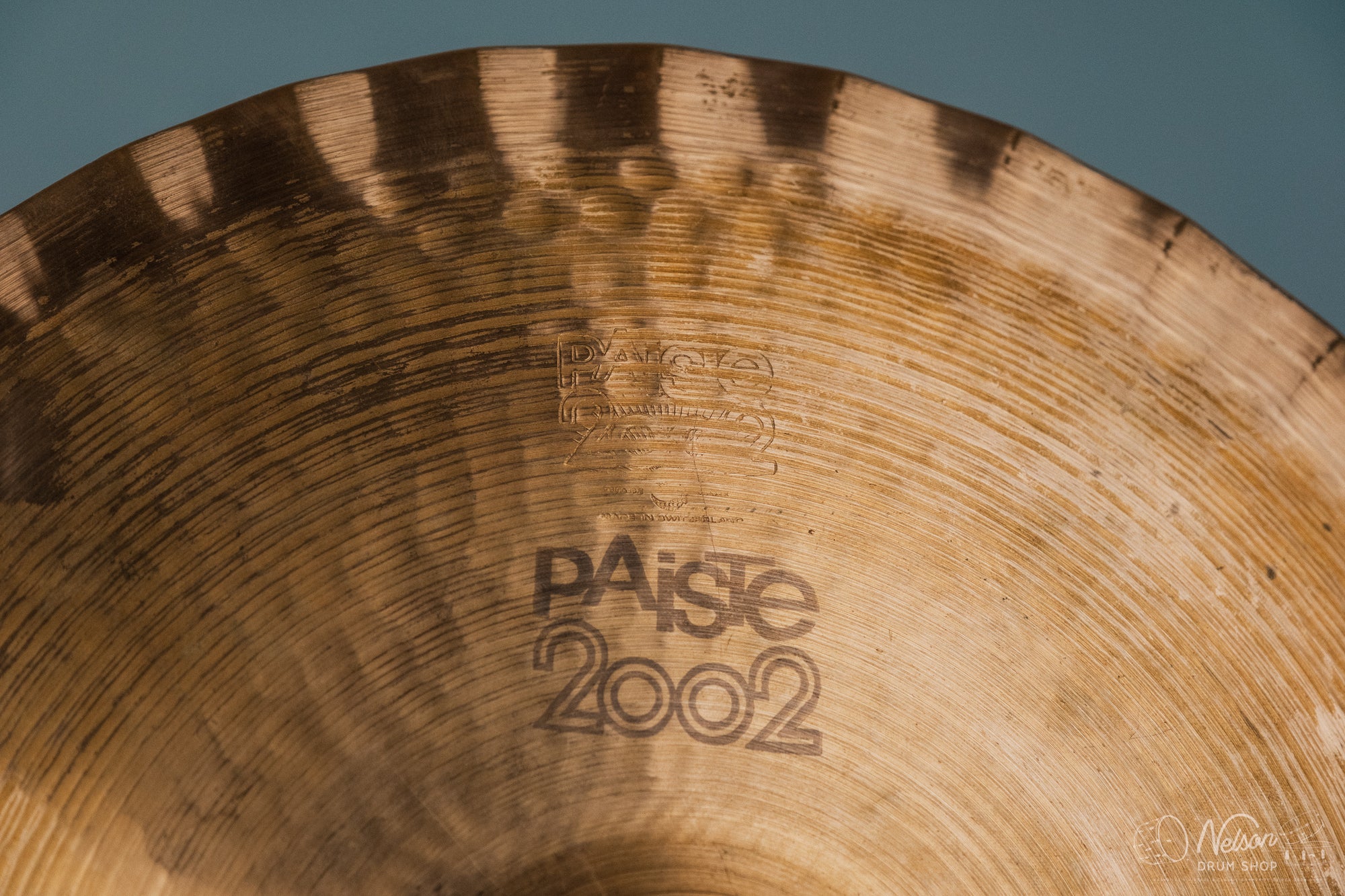 1970s Paiste 2002 Black Label Sound Edge Hi Hats - 15"