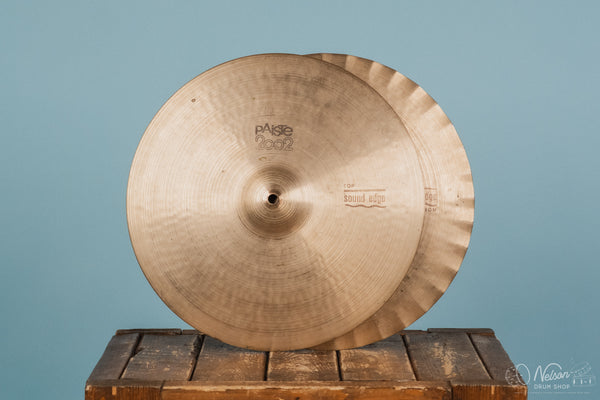 1977 Paiste 2002 Sound Edge Hi Hats - 15"