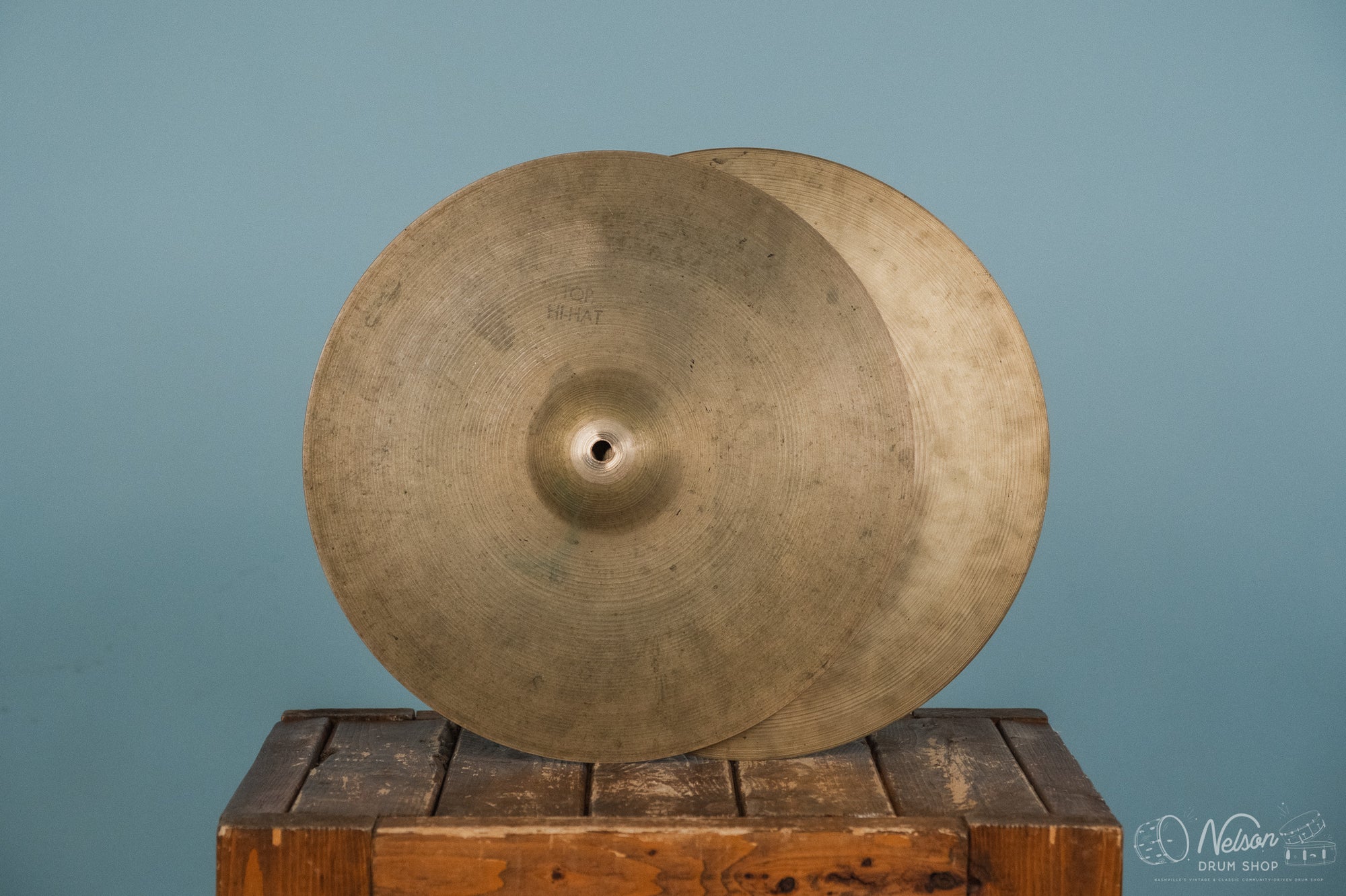 1960s A Zildjian Hi Hats - 15"