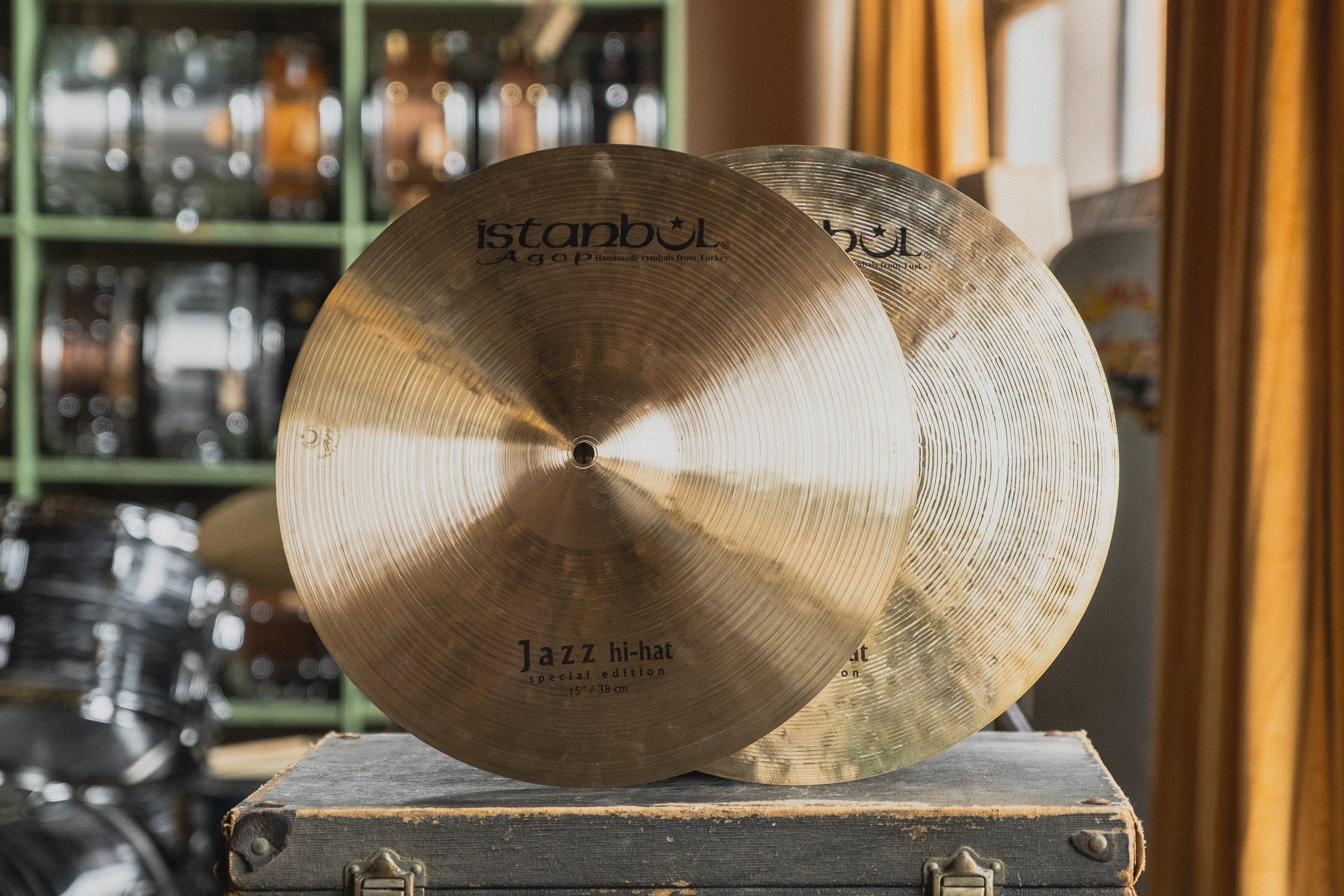 ナショナルチーム御用達　ベノム15p0oz (used AA) Istanbul Agop Special Edition Jazz Hi-Hats - 15