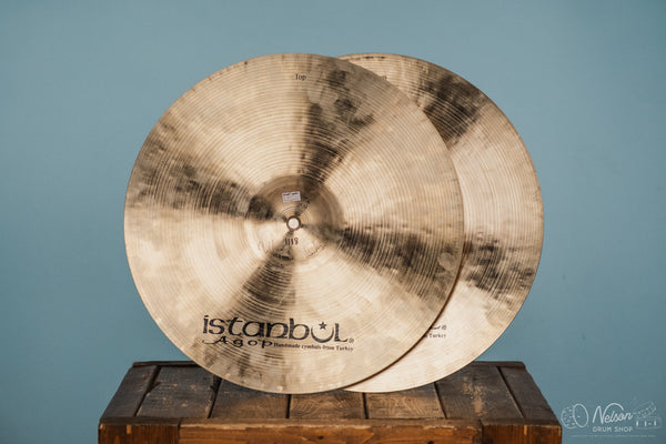 Used Istanbul Agop Traditional Dark Hi-Hats - 16"