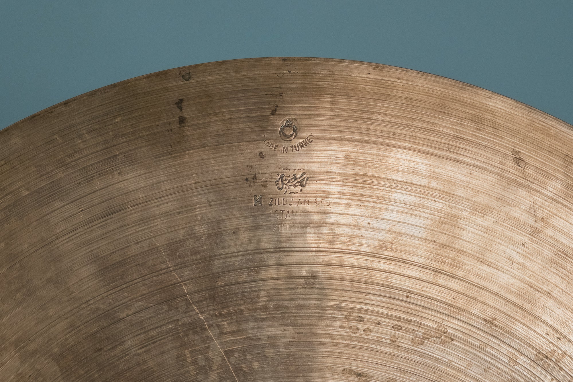 1957-58 Zildjian Old Stamp IVa K Istanbul - 16"