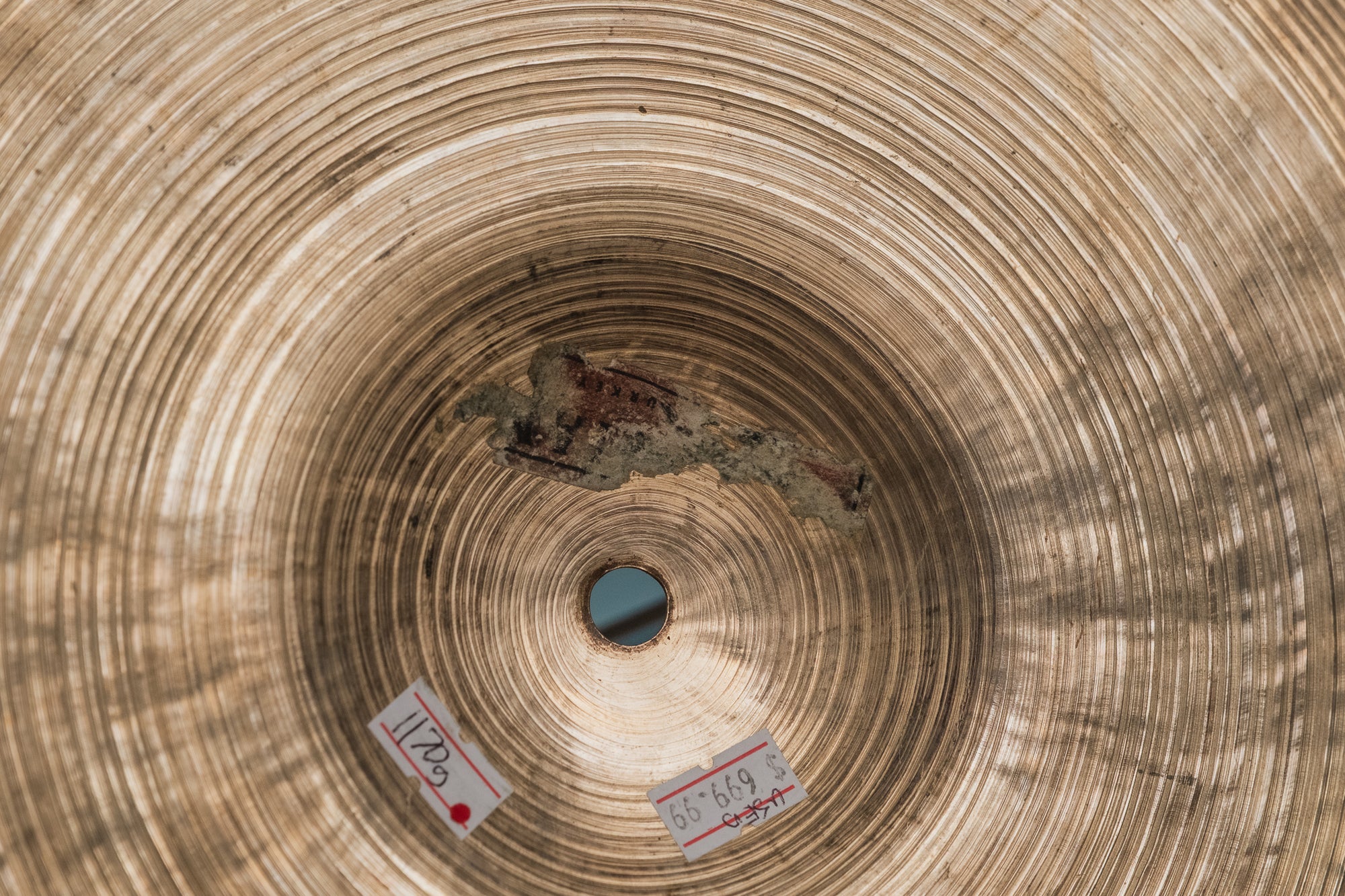 1957-58 Zildjian Old Stamp IVa K Istanbul - 16"