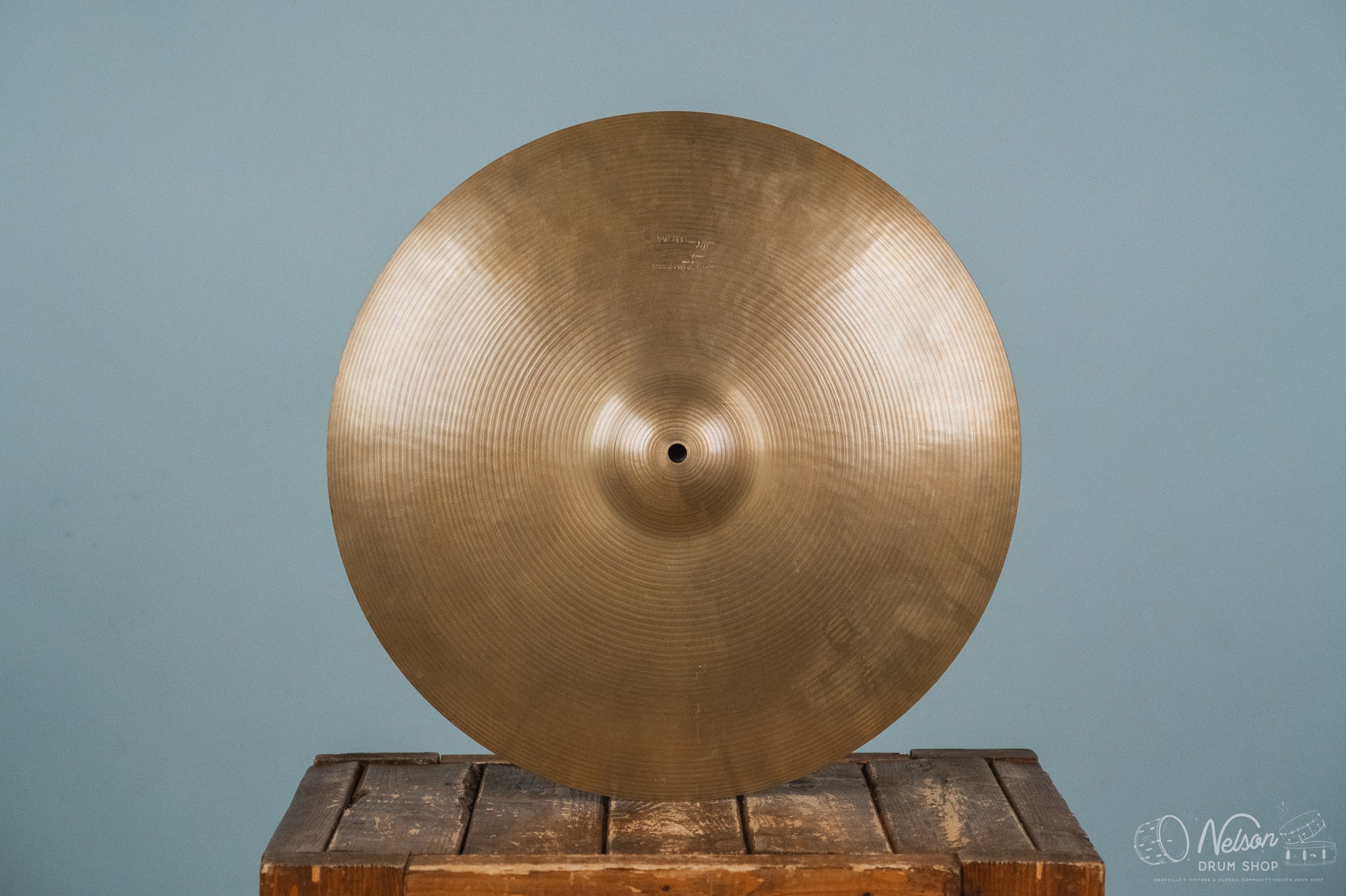 1960s Paiste Formula 602 Pre-Serial Crash - 18"