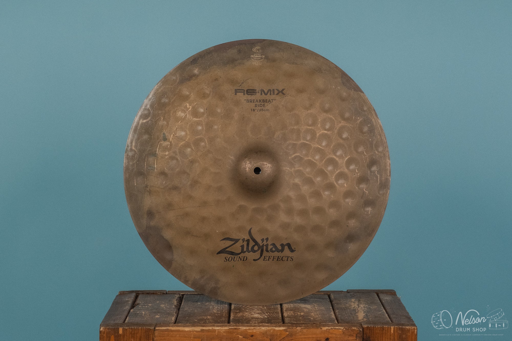 Used Zildjian Re-Mix Breakbeat Ride - 18"