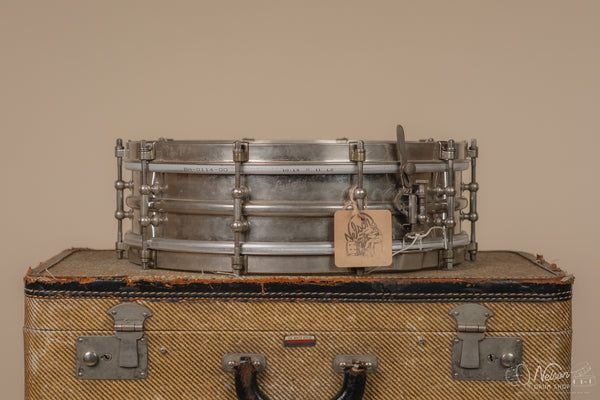 1920s Ludwig 'Dance' 2 pc Heavy NOB 10 lug w/ Timepiece - 4x14