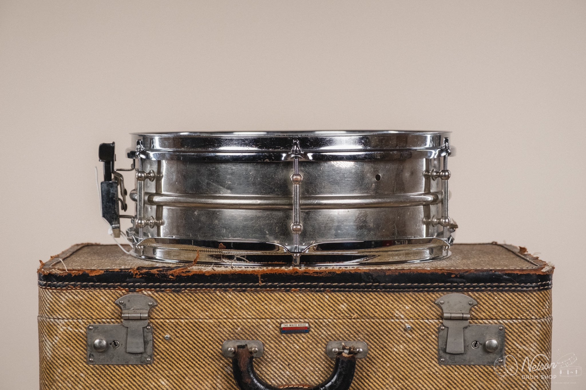 1920s Ludwig 'All-Around' 2pc NOB 6 lug - 5x14 – Nelson Drum Shop