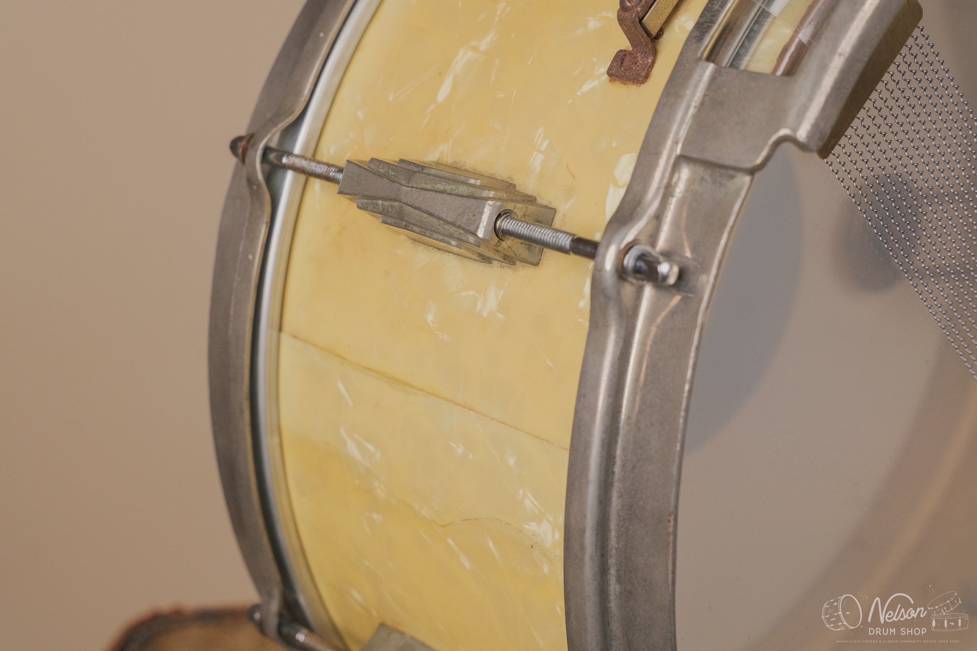 1930s/40s Ludwig 'Standard Swing Model' in Avalon Pearl - 7x14