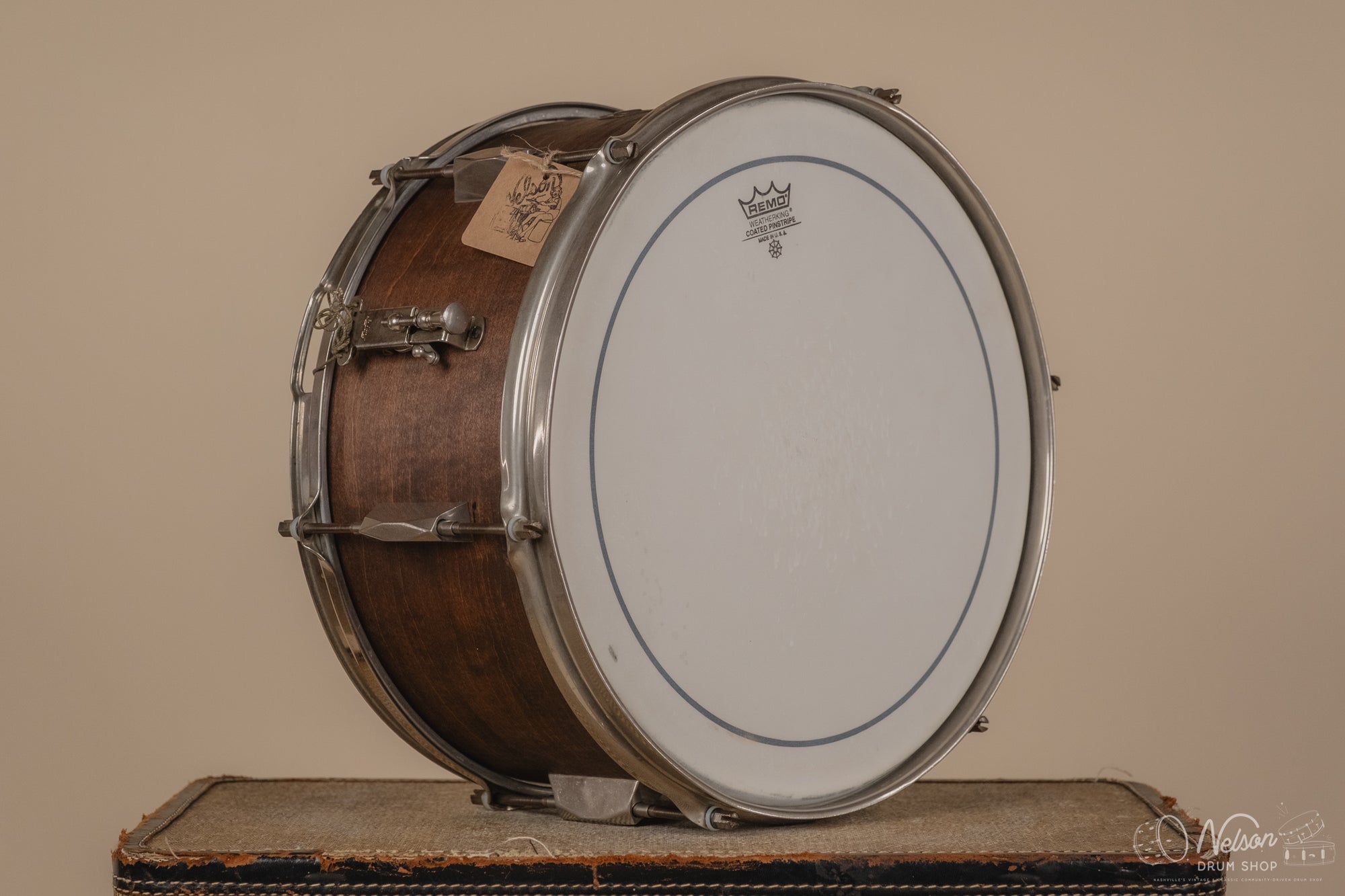 1930s Leedy & Sons (Strupe) refinished in Mahogany - 7x14