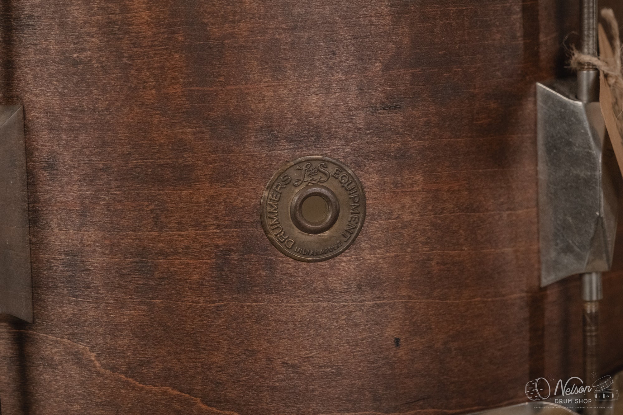 1930s Leedy & Sons (Strupe) refinished in Mahogany - 7x14