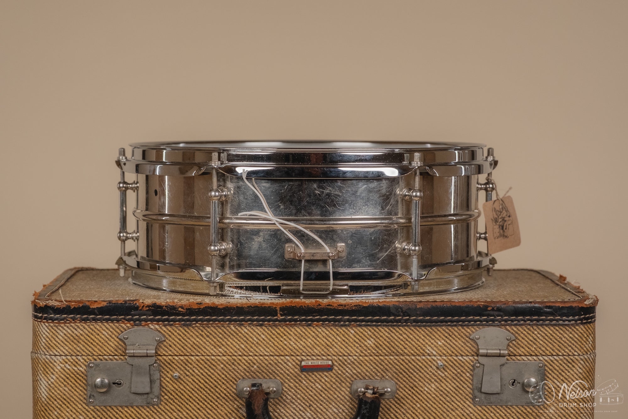 1930s Ludwig 1pc NOB 6 lug - 5x14