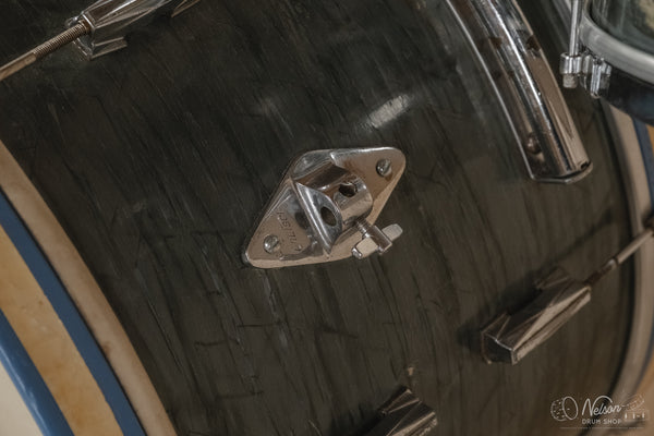 1940's Gretsch 'Broadkaster' in Midnight Blue Pearl - 9x13, 16x16, 14x24