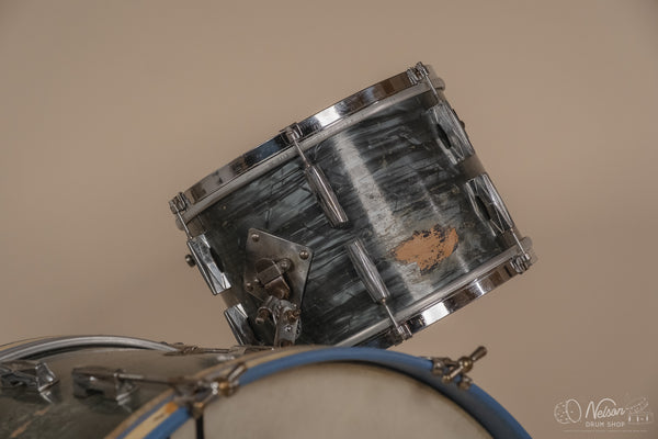 1940's Gretsch 'Broadkaster' in Midnight Blue Pearl - 9x13, 16x16, 14x24