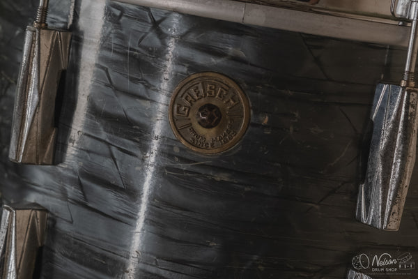 1940's Gretsch 'Broadkaster' in Midnight Blue Pearl - 9x13, 16x16, 14x24