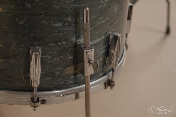 1940's Gretsch 'Broadkaster' in Midnight Blue Pearl - 9x13, 16x16, 14x24